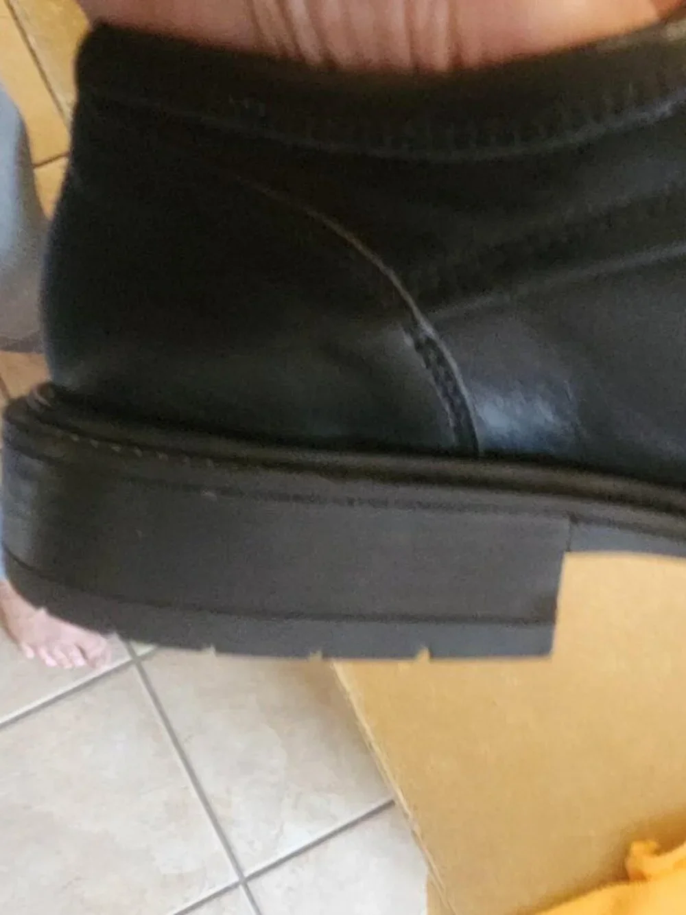 EASE by Florsheim Black Leather Oxford Dress Shoes Size 11 M Made in Italy